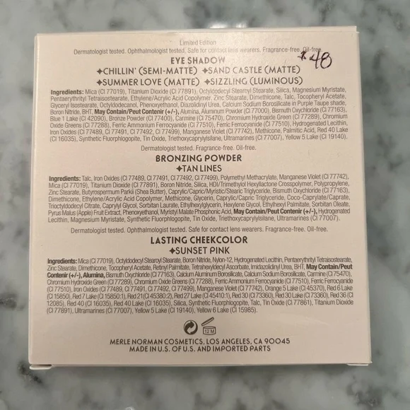 Merle Norman Beautiful Journey Face and Eye Palette - Picture 5 of 5